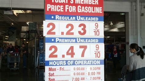 Current Costco Gas Prices (Jan. 23, 2015 - South San Francisco, CA) | Costco Weekender