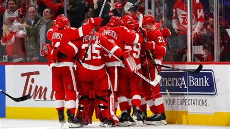 Larkin Scores In Ot To Give Red Wings Win Over Preds Tsnca