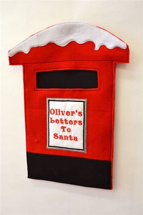 Letters To Santa Post Box Sewing Pattern Etsy Santa Letter Sewing