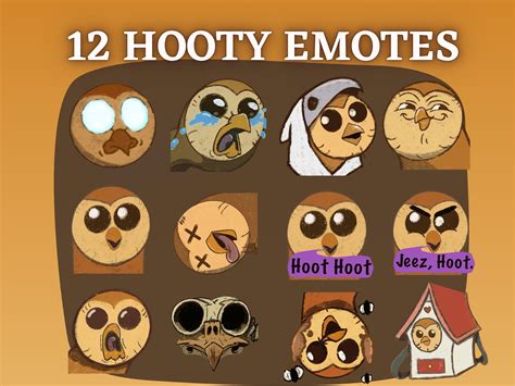 12 Hooty From The Owl House Inspired Emotes For Twitch Or Discord