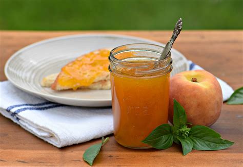 making jam tips peach basil jam recipe emily paster the inspired home