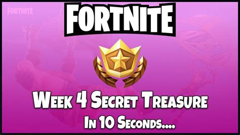 Fortnite Season 4 Week 4 Hidden Star Youtube