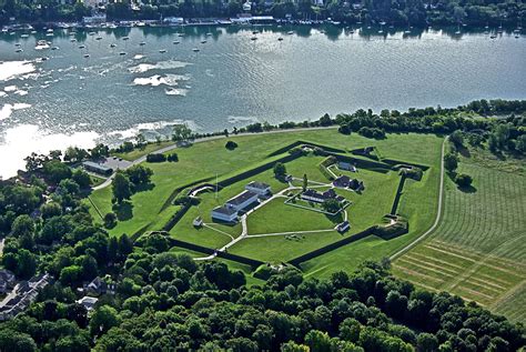 An Aerial View Of Fort George Niagara On The Lake Aerial View