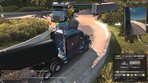 American Truck Simulator Multiplayer Bad Driverscrashes Compilation