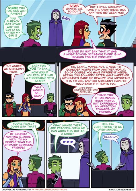 Emotion Sickness Incognitymous Teen Titans 67 R Cartoonporn