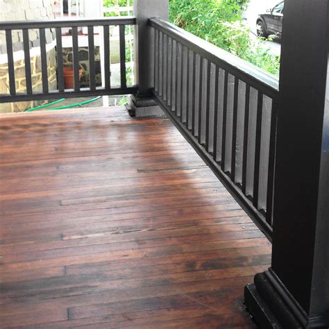 DIY Remove Paint Refinish Front Porch Wood Flooring Before After Porch Wood Porch Paint