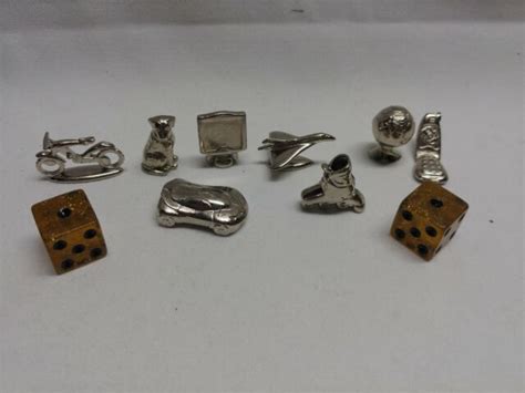 Monopoly Millennium Replacement Tokens Pawns And Dice Only Ebay