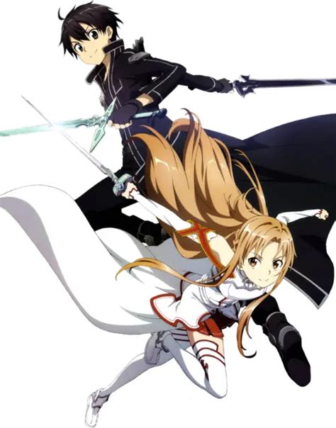 KIRITO AND ASUNA Sword Art Online Weatherproof Anime Sticker 6 Car