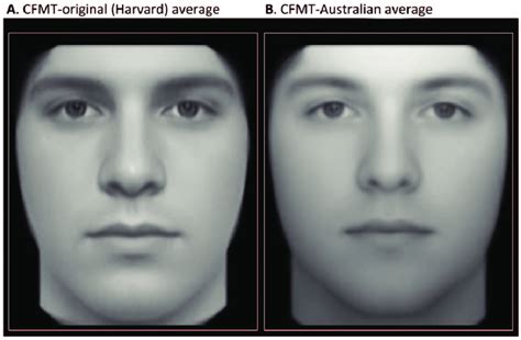 Average Faces A Average Face Created Via Morphing Procedures From The