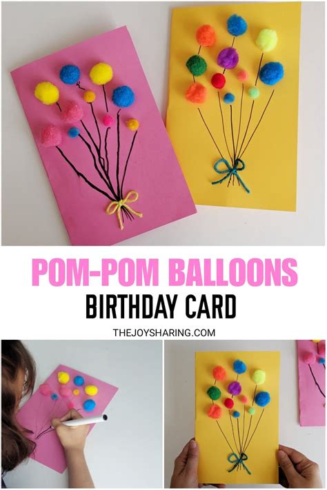Balloon Birthday Card Diy Treena Krauss
