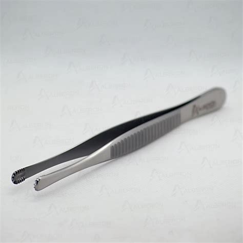 Basic Russian Tissue Forceps Straight With Wide Tip Size General