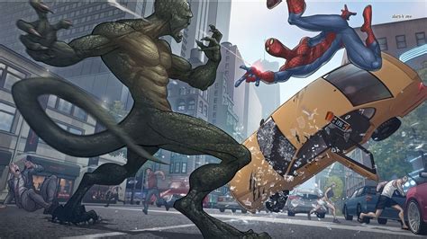 The Amazing Spider Man Lizard Wallpapers Wallpaper Cave