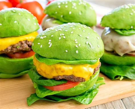 Avocado Burger Buns Kirbies Cravings