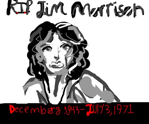 Rip Jim Morrison Drawception