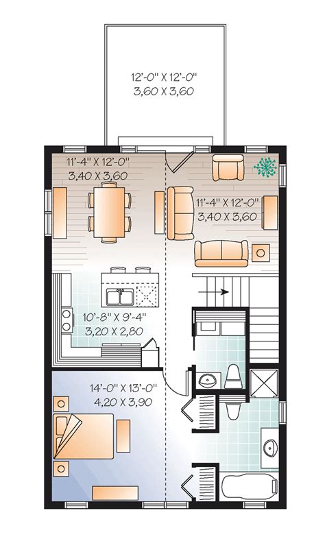 Narrow Garage Apartment Plans Home Design Ideas