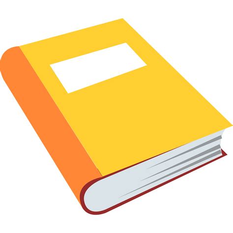 Orange Book Clip Art At Vector Clip Art Online Clip Art