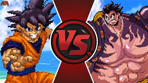 1 Goku Vs Luffy Gear 4 One Piece Vs Dragon Ball Super Animation