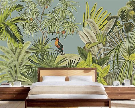 Buy Beibehang 3d Wallpaper Retro Tropical