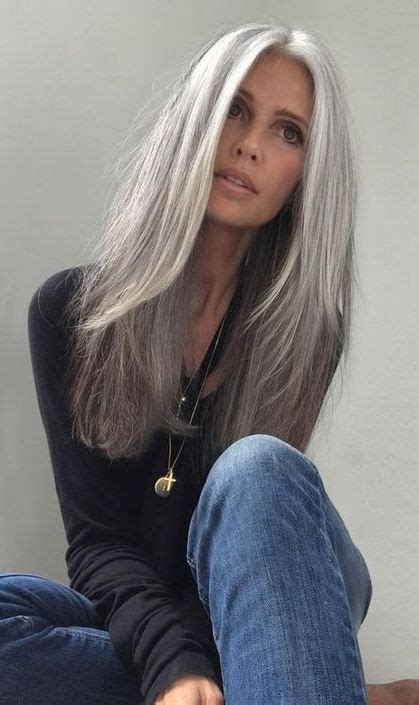 super long grey hair styles over 50 54 ideas in 2020 long gray hair gorgeous gray hair