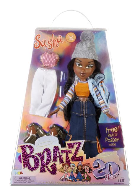 Bratz Dolls 2021 Original Dolls Sasha 20th Anniversary Re Release
