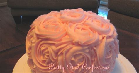Pretty Pink Confections Pink Rose Cake And Cupcakes