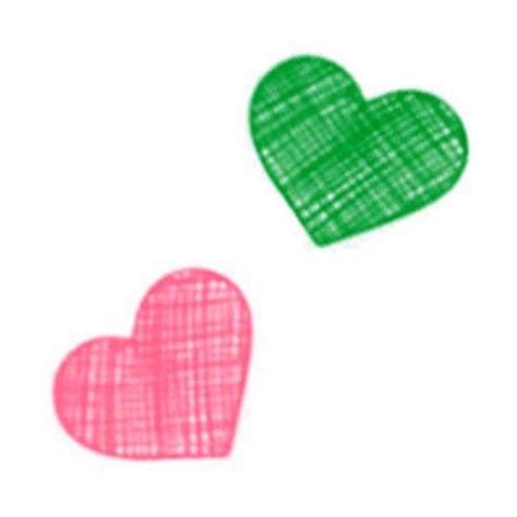 Green And Pink Hearts Edited By Moosegal86 Liked On Polyvore Cartoon