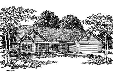 Traditional Style House Plan 3 Beds 25 Baths 1778 Sqft Plan 70 196