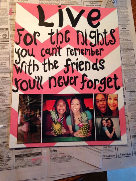 You can fill it with photos and polaroids of shared memories. Happy birthday to my bestfriend | Diy birthday gifts for ...