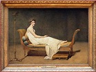 Jacques-Louis David (1748-1825). Portrait de Madame Récamier. Jeanne ...