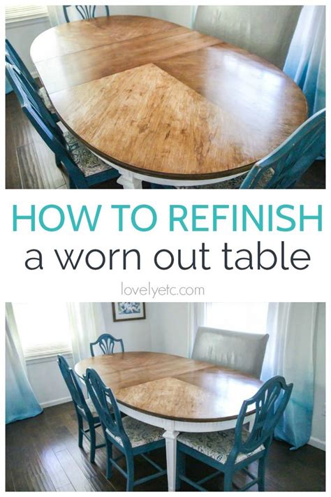 ideas for refinishing dining table Refinishing the dining room table