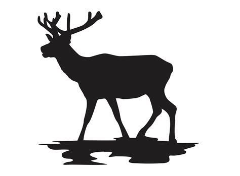 Animal Deer Silhouette 14576607 Png