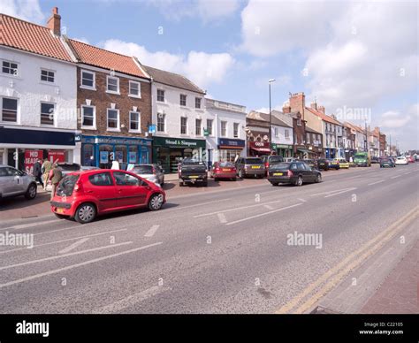 The High Street Of The Market Town Of Northallerton North Yorkshire On