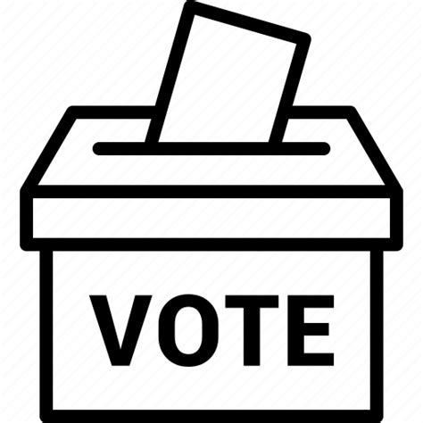 Ballot Box Elect Election Presidential Vote Voting Icon