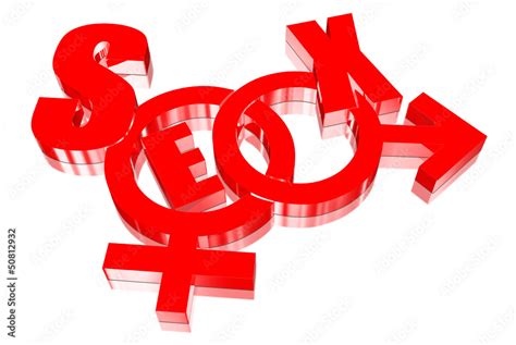 Three Dimensions Determine The Sex As Male Or Female Stock Illustration