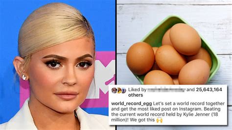 Kylie Jenner Reacts To Egg Beating Most Liked Instagram Photo Popbuzz
