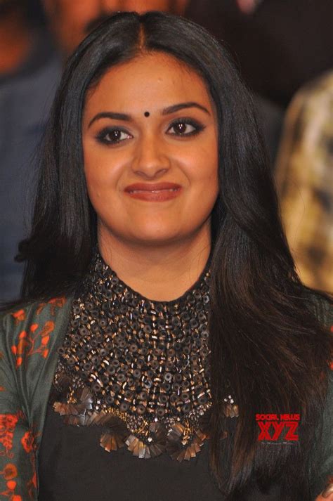 Actress Keerthy Suresh Stills From Gang Movie Pre Release Event
