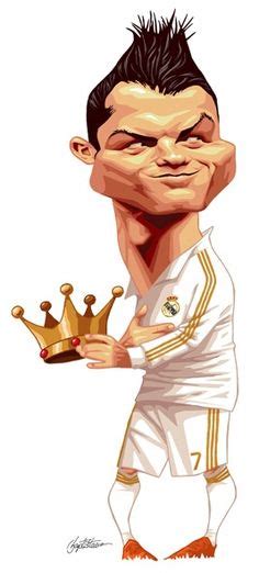 Ronaldo Celebrity Caricatures Caricature Funny Caricatures