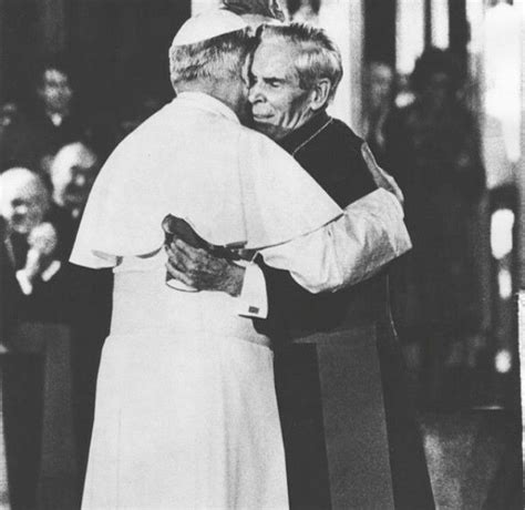 Pope John Paul Ii And Archbishop Fulton J Sheen Catholic Saints Roman Catholic Catholic