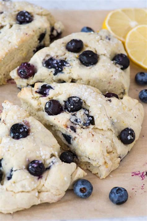 Lemon Blueberry Scones Flaky Tender And Ready In 1 Hour