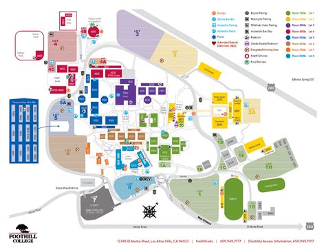 foothill college campus map verjaardag vrouw 2020