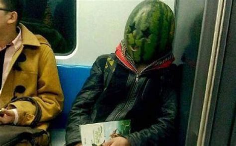 You can eat watermelon seeds raw, straight from the fruit. Mysterious Man Rides the Train with a Watermelon on His ...
