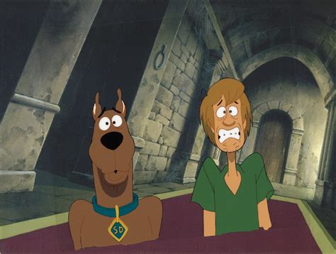 Scooby Doo And Shaggy Hanna Barbera Production Cel Zombie Island