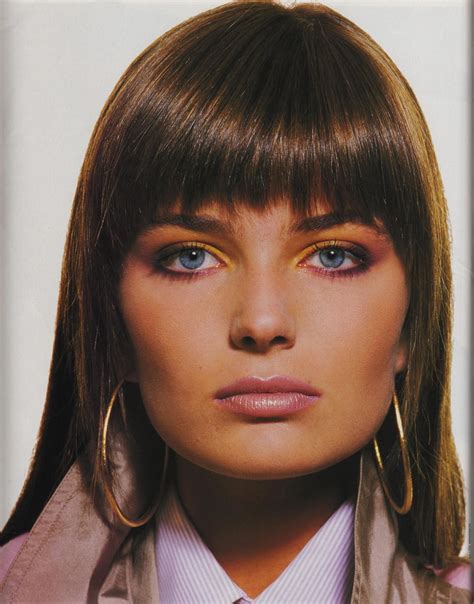 Paulina Paulina Porizkova Supermodels 80s Makeup