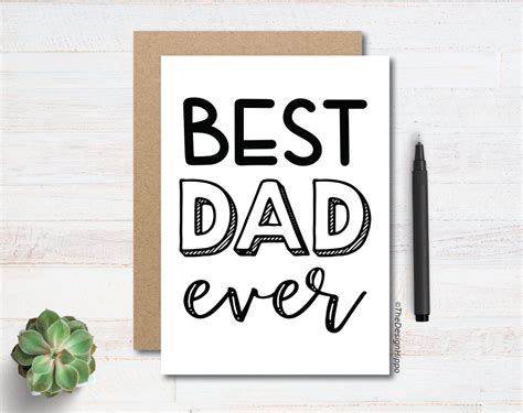 5 Free Printable Fathers Day Cards Fathers Day Card For Kids 3