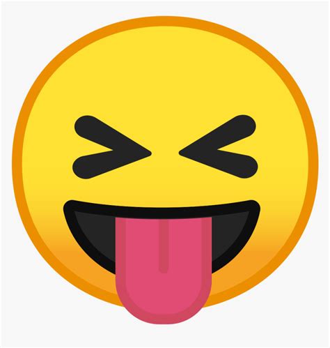 Smiley Tongue Face Emoji Png Squinting Face With Tongue Emoji Transparent Png Transparent
