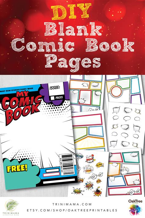 Make Your Own Comic Book Printable