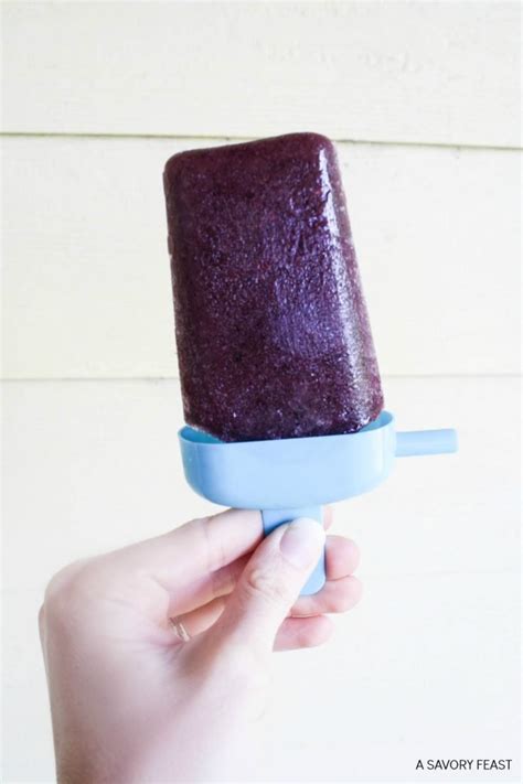 Healthy Mixed Berry Popsicles A Savory Feast