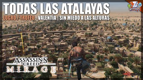 Assassin s Creed Mirage Todas las Atalayas Logro Trofeo Valentía