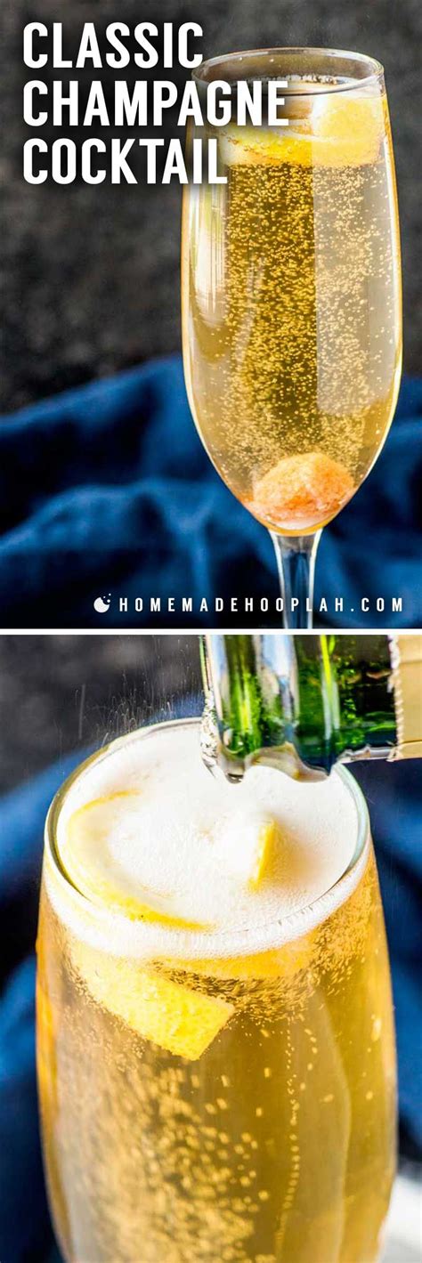 Looking to up your drink game? Classic Champagne Cocktail! This classy cocktail of ...