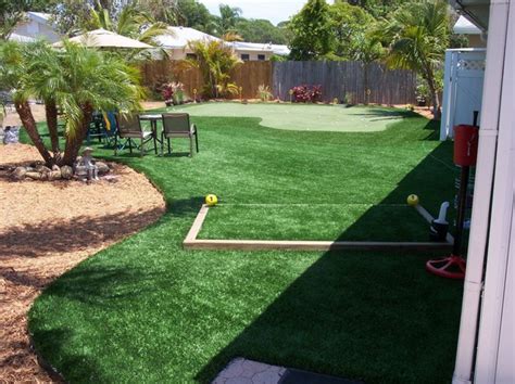 Residential or commercial, we have the perfect product and team of installers to create customized outdoor synthetic designs, including. Residential Putting Green - Eclectic - Landscape - Tampa - by AlternaScapes